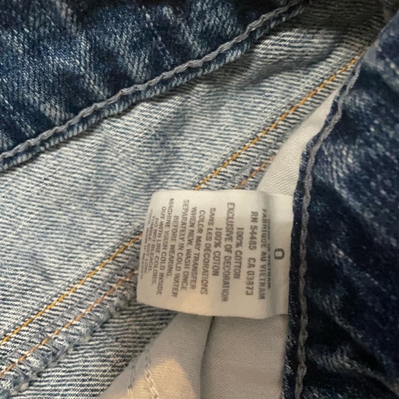 American eagle distressed jean shorts size 0 - Picture 3 of 5